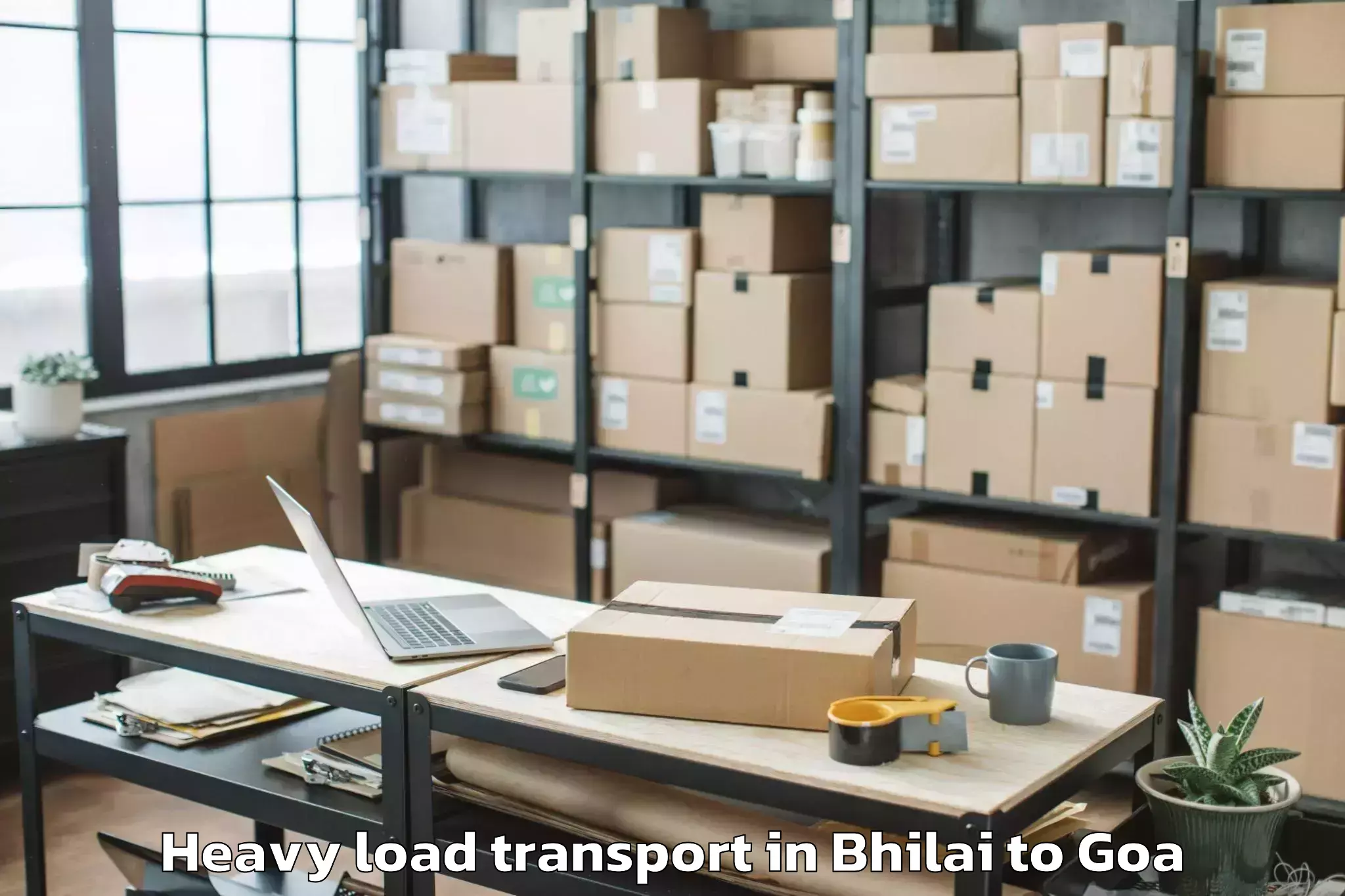 Professional Bhilai to Guirim Heavy Load Transport